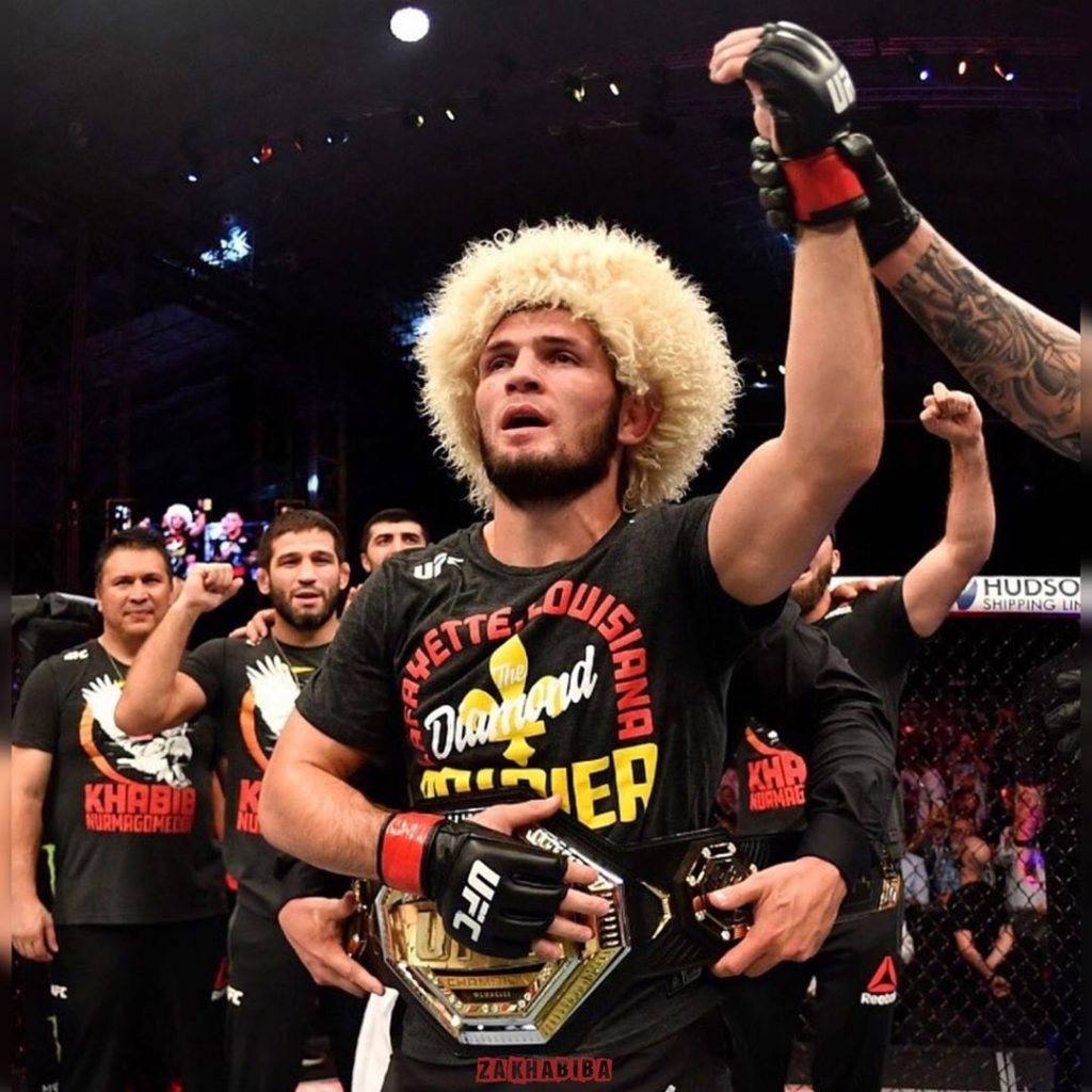 UFC 242 Khabib wins