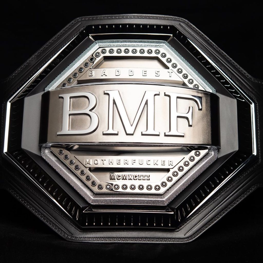 UFC 244 BMF BELT