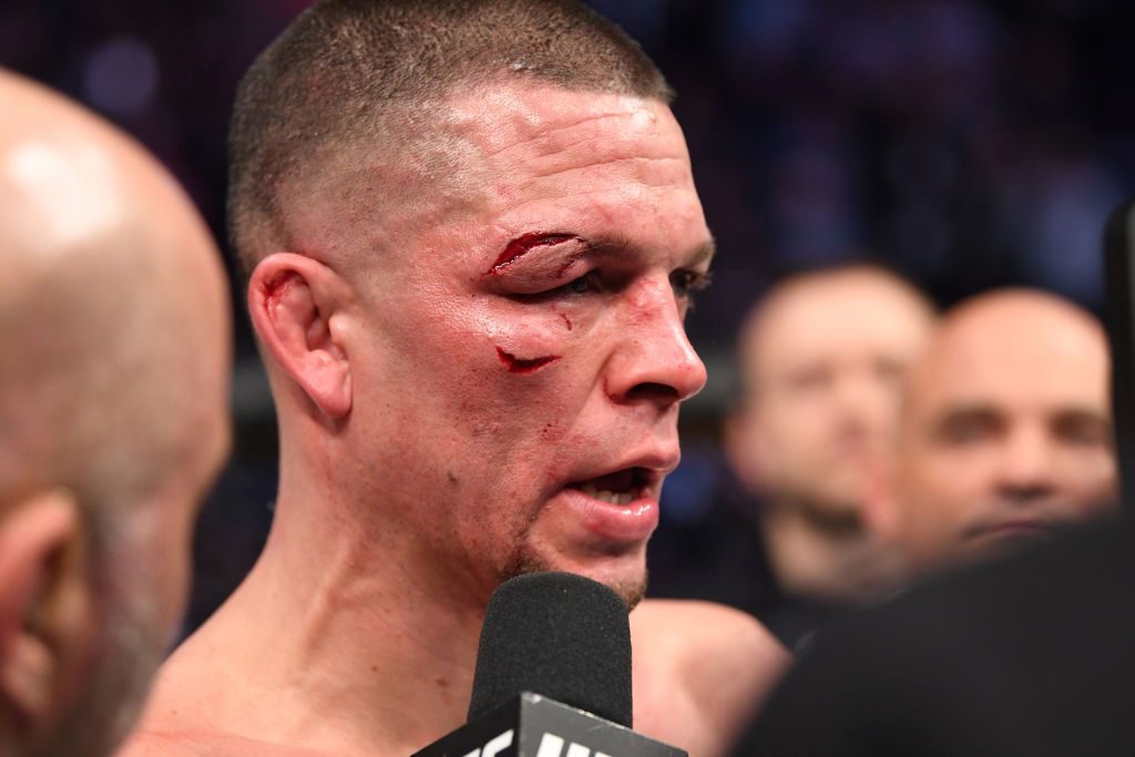 UFC 244 Nate Diaz cut