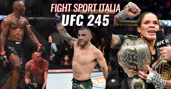 UFC 245 Fight Sport Italia