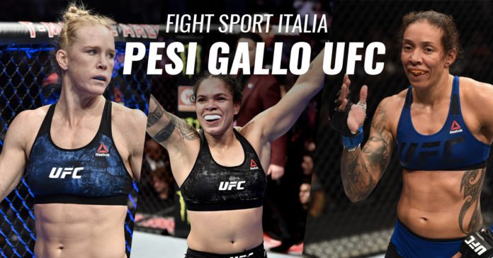 PESI GALLO FEMMINILI UFC PESI GALLO FEMMINILI UFC