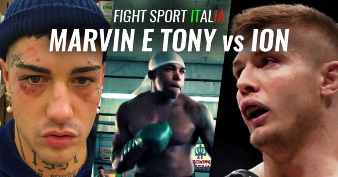 Marvin Vettori e Tony Effe vs ION real deal Marvin Vettori e Tony Effe coinvolti in una rissa contro Ion Real Deal